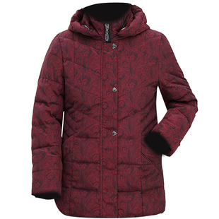 中老年羽绒服女连帽妈妈冬装新款加厚大码老人冬季奶奶太太外套