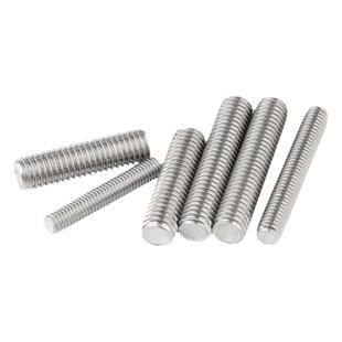 304不锈钢螺杆全螺纹牙条丝杆 短全牙螺丝螺栓吊顶通丝牙棒M5-M20