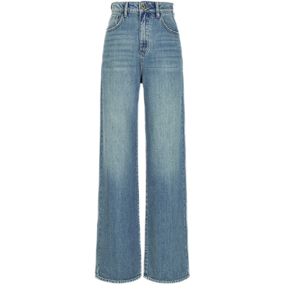 KBNE牛仔裤女阔腿裤直筒宽松2025夏季新款薄款今年流行爆款裤子