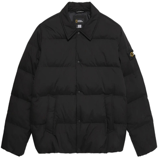 0301秋冬National Geographic国家地理翻领轻薄短款鹅绒羽绒服R