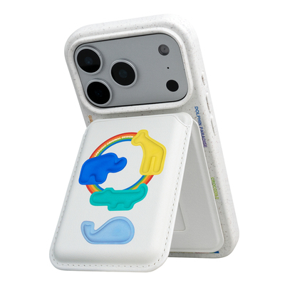 CASEGOOD 原创小众降解磁吸手机壳MagSafa磁吸卡包带支架苹果17promax适用15iPhone16保护套14便携创意