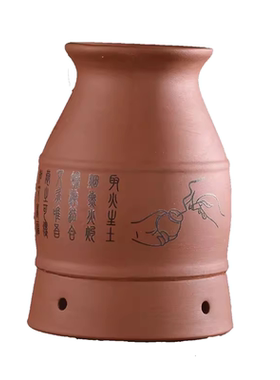 家用随身灸紫砂陶瓷艾灸盒艾灸罐