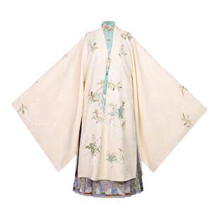 【重回汉唐皎皎月娥】原创竖领对襟袄披风马面裙女套装明制汉服秋