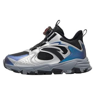 登峰安踏儿童男小童棉鞋2025冬季新款加绒加厚旋钮扣男孩二棉鞋