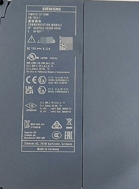 议价6GK7542-1AX00-0XE0 橙色如图，功能完好少量