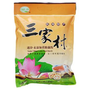 三家村藕粉杭州特产西湖藕粉560原味桂花莲子代餐即泡即食藕粉