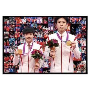 莎头拼图1000片带相框沙头孙颖莎王楚钦周边定制女生生日礼物1314