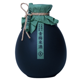 山村风物 青梅米酒500ml 客家米酒 手工糯米酒 低度甜果酒