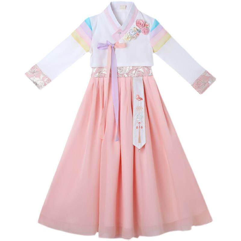 朝鲜族韩服女童民族风节日潮流