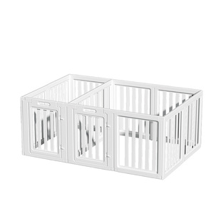 宠物围栏狗狗栅栏室内家用中小型犬防越狱定点上厕所自由拼接狗笼