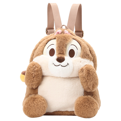 畹町迪士尼双肩包毛绒公仔包