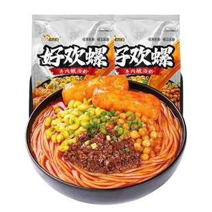 好欢螺螺蛳粉酱多多爆炒螺蛳粉小龙虾轻享装米粉酸辣粉速食米线