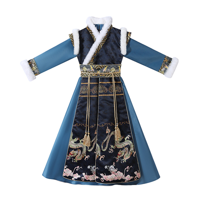 男童汉服儿童小少爷新中式唐装冬