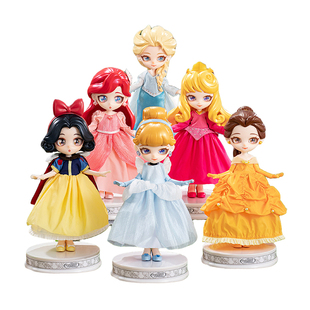 魔力风暴迪士尼正版公主系列艾莎美人鱼手办 bjd可动玩偶娃娃公仔