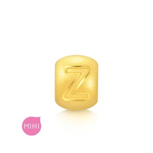 周生生官方正品Charme宝贝ABCDEF-X黄金足金26字母转运珠串珠组合