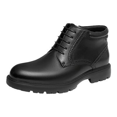 红蜻蜓高帮鞋加绒加厚