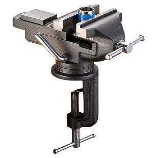 多功能工业级桌虎钳工作台家用木工万向旋转小型台钳夹具平口钳