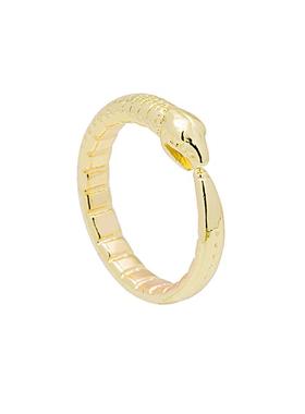 欧美风蛇形小动物可调节开口戒指