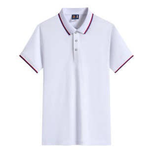 夏天衬衫带领衣服男士短袖t恤翻领青年大码Polo衫男装有领子体桖