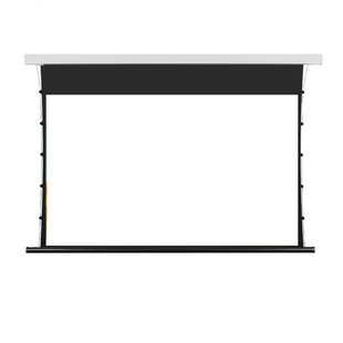 拉线电动幕布三色激光投影仪幕布超短焦家用纳米抗光联动智能语音家用吊顶隐藏暗藏嵌入天花幕布遥控自动升降