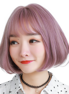 bobo韩国网红自然风假发女短发