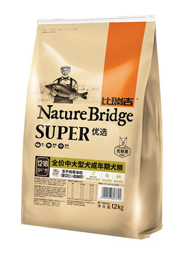 比瑞吉大中型犬成犬粮12kg