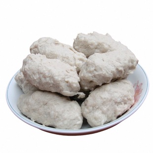 福建闽南特产深沪拳头母泉州美食手打猪肉饼火锅料手工猪肉丸脆丸