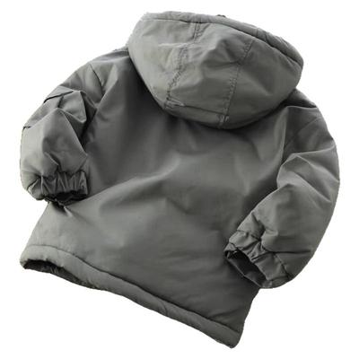 冬季男童加绒冲锋衣外套加厚棉服