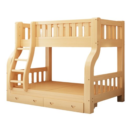 上下床双层床多功能全实木高低床儿童床上下铺子母床大人两层木床