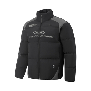 李宁 x LPL联名系列男子保暖立体裁剪宽松鸭绒短羽绒服AYMV257