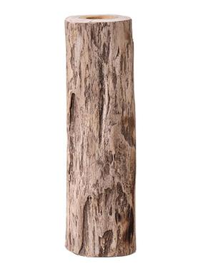 桌面木头创意小花瓶禅意茶室摆件