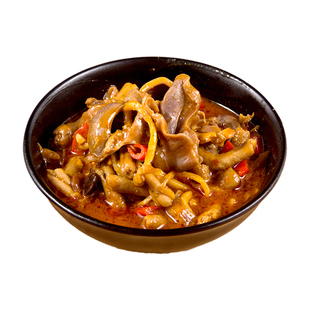 香辣鸭杂浇头商用端预制菜面浇头常温保存鸭杂料理包面馆专用批发