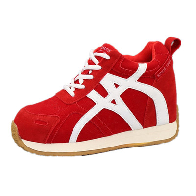 显高内增高10CM厚底丑萌德训鞋