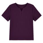 正肩短袖t恤女2026新款夏季爆款修身显瘦女装灰色上衣半袖体恤衫