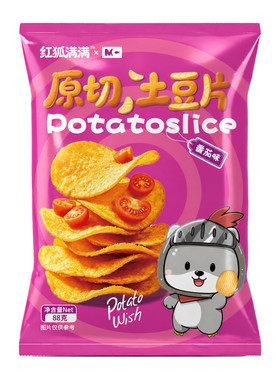 红狐满满现切油炸土豆片酥香