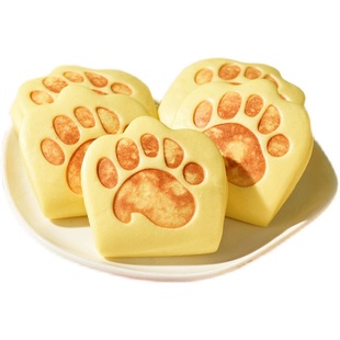 虎扒包儿童早餐半成品荷叶饼肉夹馍饼胚学生馒头速冻面点食学霸王