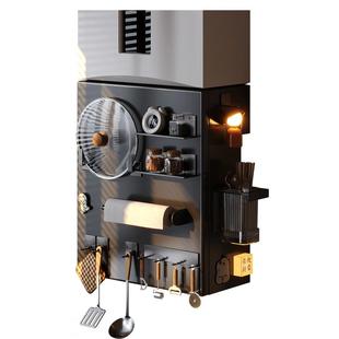 隐序燃气热水器遮挡罩磁吸天然气管道装饰厨房遮丑神器免打孔挡板