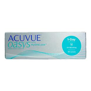 强生安视优Acuvue Oasys欧舒适透明隐形眼镜日抛近视透明30片装