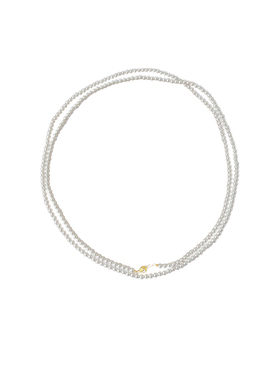 正圆强光长款珍珠项链女