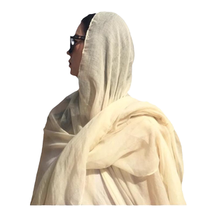 Classy key新加坡设计师联名款敦煌沙漠穿搭防晒头巾棉麻丝巾围巾