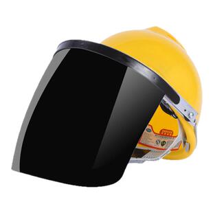 头盔式新型电焊面罩二保焊焊工氩弧焊专用安全帽焊接全脸焊帽专业