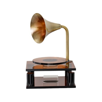 意式黑胶唱片留声机装饰品