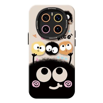 适用荣耀magic8手机壳女款magic7pro保护套新款honor全包防摔magic6至臻版硅胶磨砂手链5por可爱煤球华为软壳