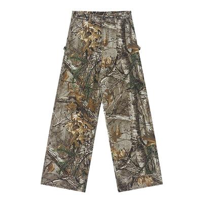 pacshop长裤工装裤树叶迷彩