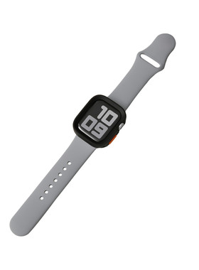 适用s10/S11苹果apple灰色系手表带ultra/s9硅胶iwatch壳7/8代se2