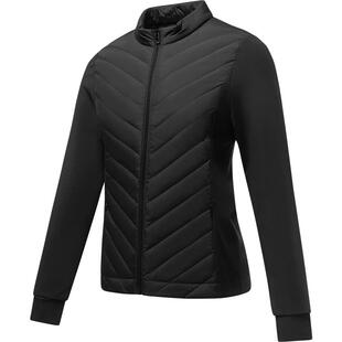 PONY波尼秋冬新品女款白鸭绒轻盈保暖羽绒服244W2OF33BK