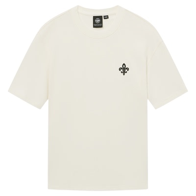 PALLADIUM帕拉丁上装简洁鸢尾花图案男款短袖T恤1011905