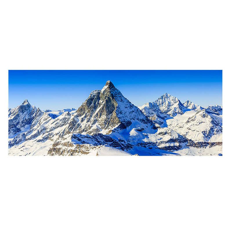 客厅背景墙现代有框山水装饰画