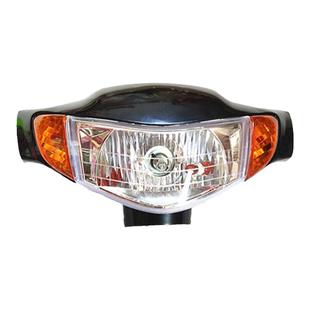 踏板车国三福喜100巧格一代大灯总成头罩转向灯总成改装头壳后脑