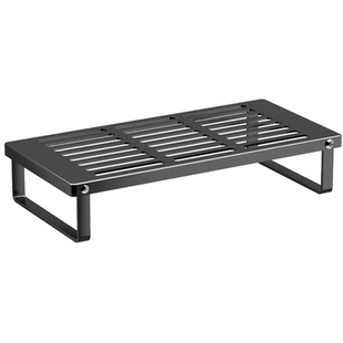 笔记本电脑支架散热底座烧烤架支撑架家用桌面增高台支架托悬空办公桌宿舍加高显示器增高台铁艺散热架支架子